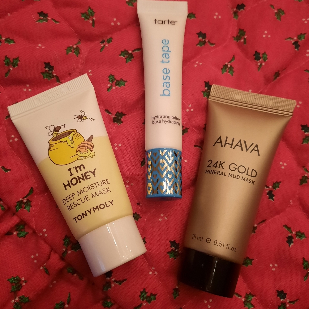 UNUSED Ahava, Tarte, TonyMoly sample size assortment